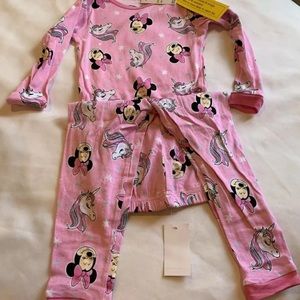 New Disney Minnie Mouse 2 COTTON PJ SETS SZ4
